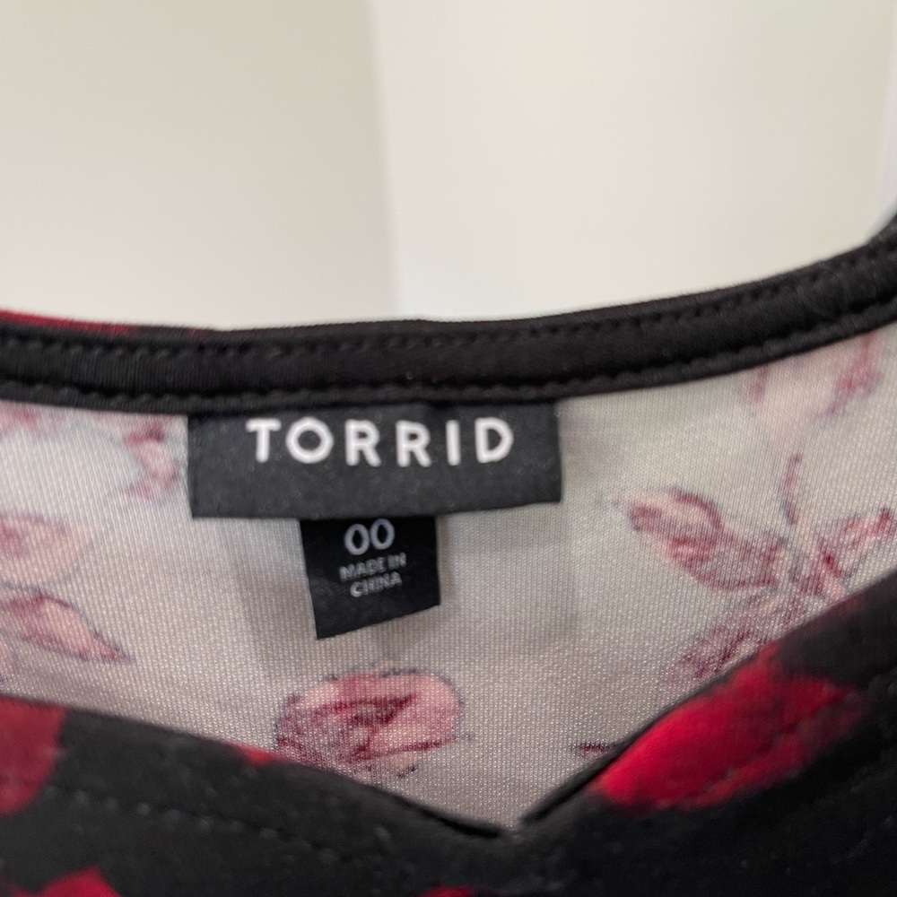 Torrid 00 Skater Flower Dress - gorgeous colours
